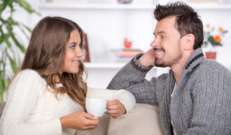 couple sitting on a couch